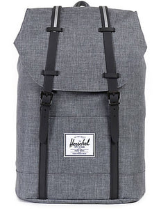 herschel backpack navy khaki Herschel Retreat Backpack 22.5L (Navy/Tan Synthetic Leather) – sopify-ara